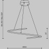 Подвесной светильник MAYTONI CURVE MOD242PL-L33BSK