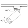 Трековый светильник MAYTONI FOCUS TR004-1-GU10-B