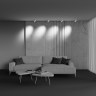 Трековый светильник MAYTONI FOCUS ZOOM TR212-4-12WTW-Z-DSZ-W